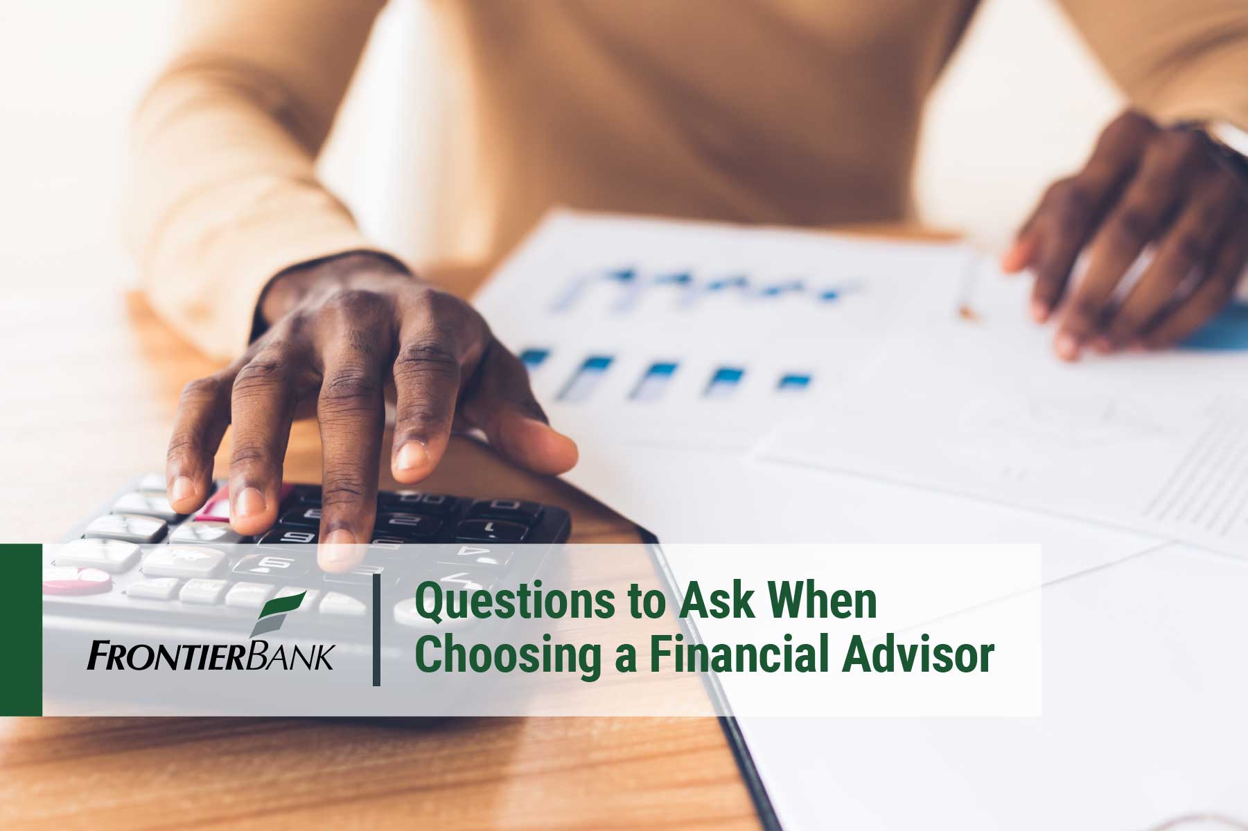 Questions to Ask When Choosing a Financial Advisor text