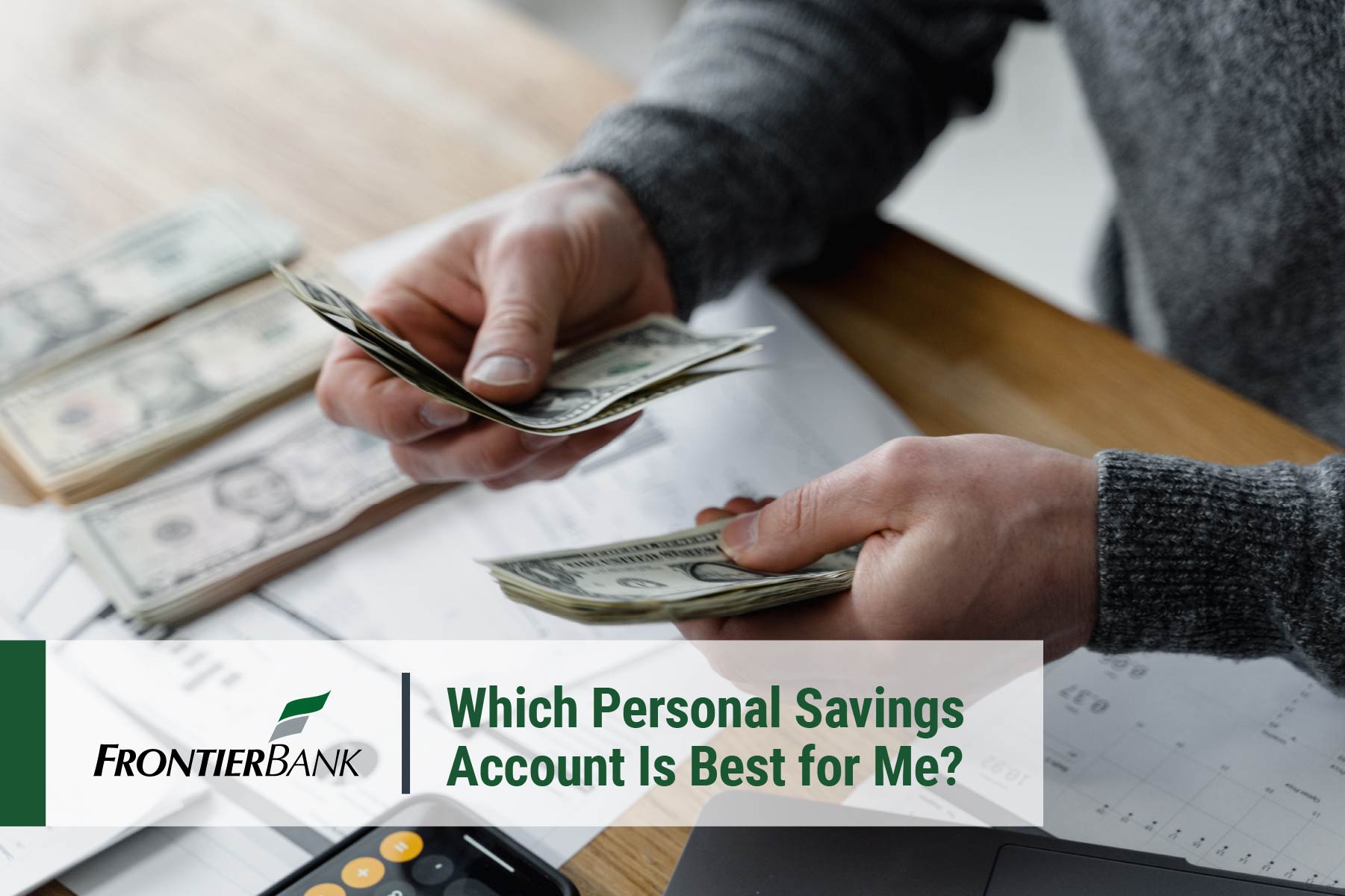 Which Personal Savings Account is Best For Me With Text 