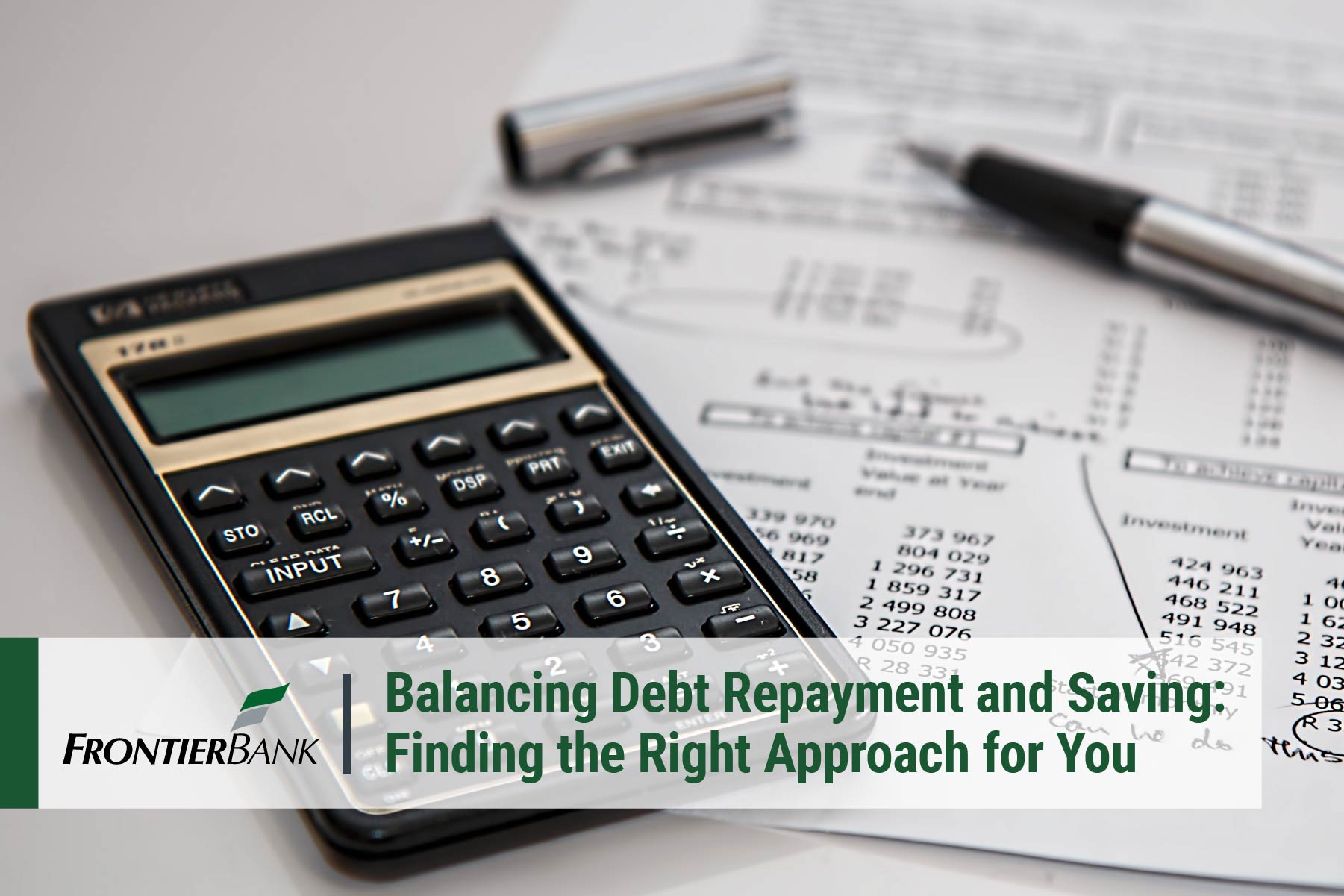 Balancing Debt Repayment WITH